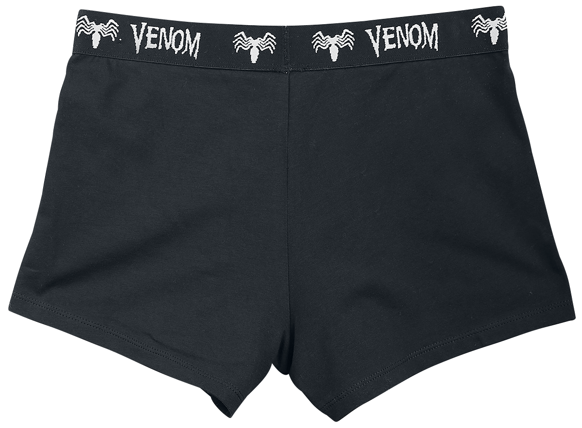 Venom (Marvel) Logo Boxershort schwarz - 24.15% Rabatt