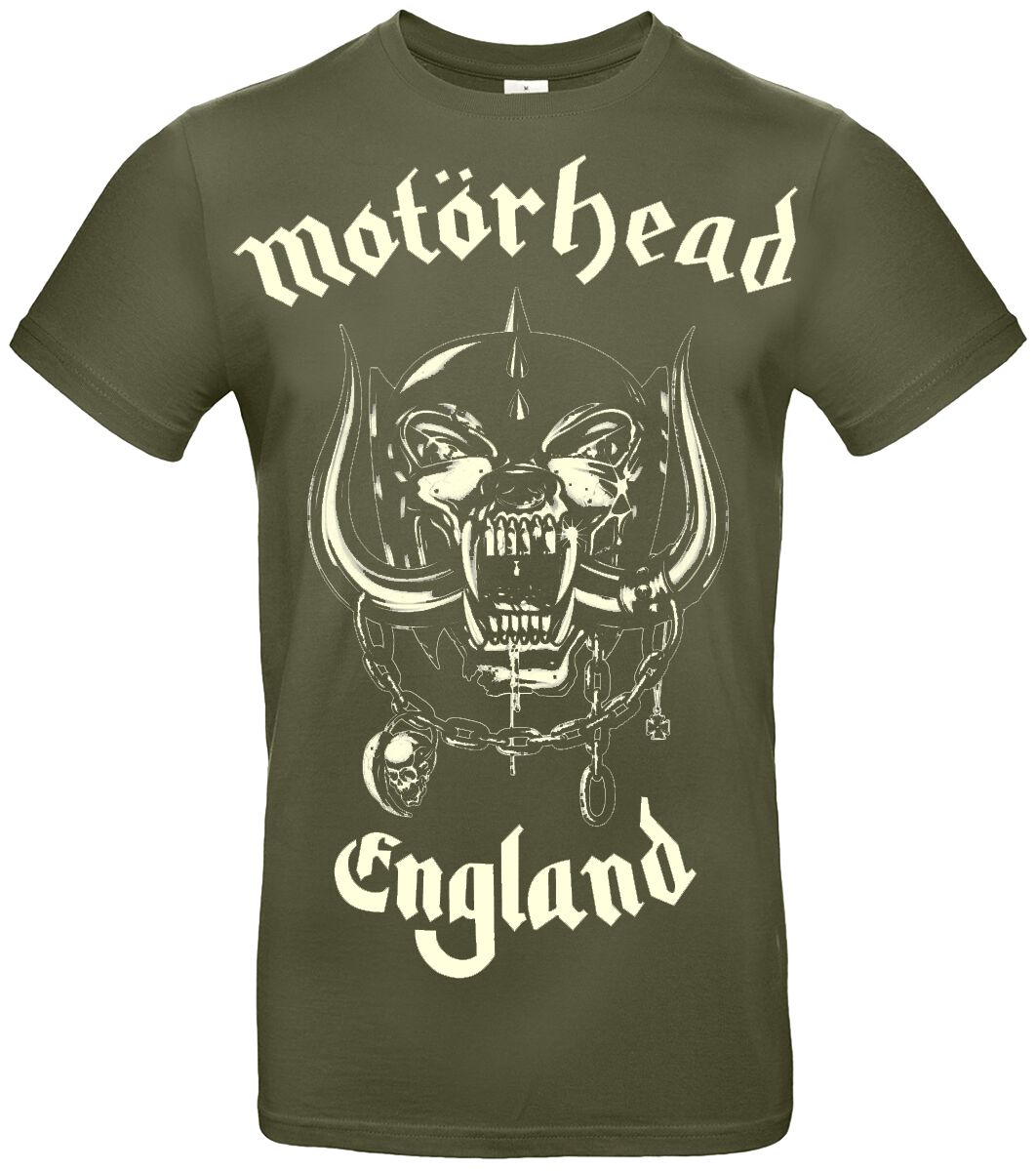 Image of Motörhead England T-Shirt khaki
