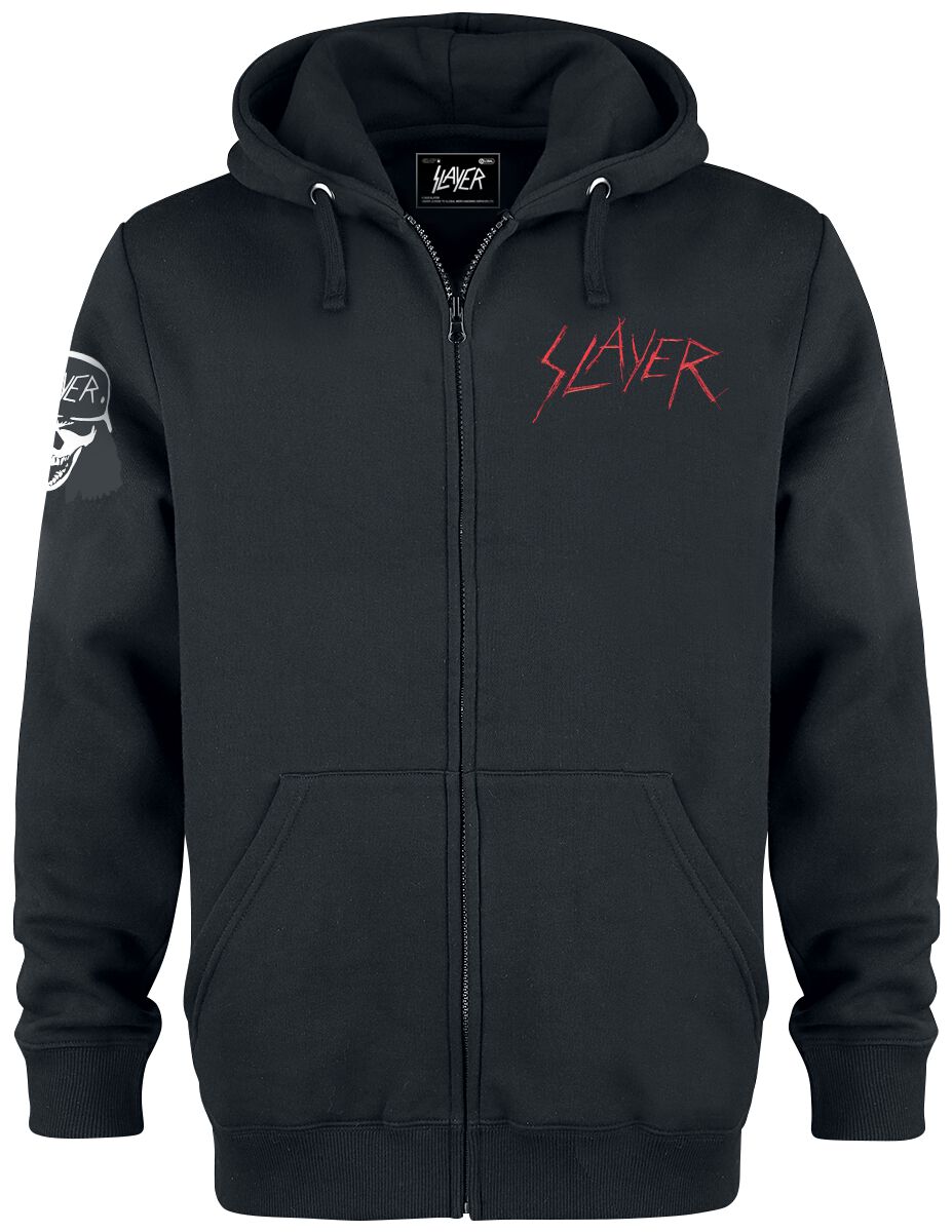 Slayer Sword Skull Kapuzenjacke schwarz