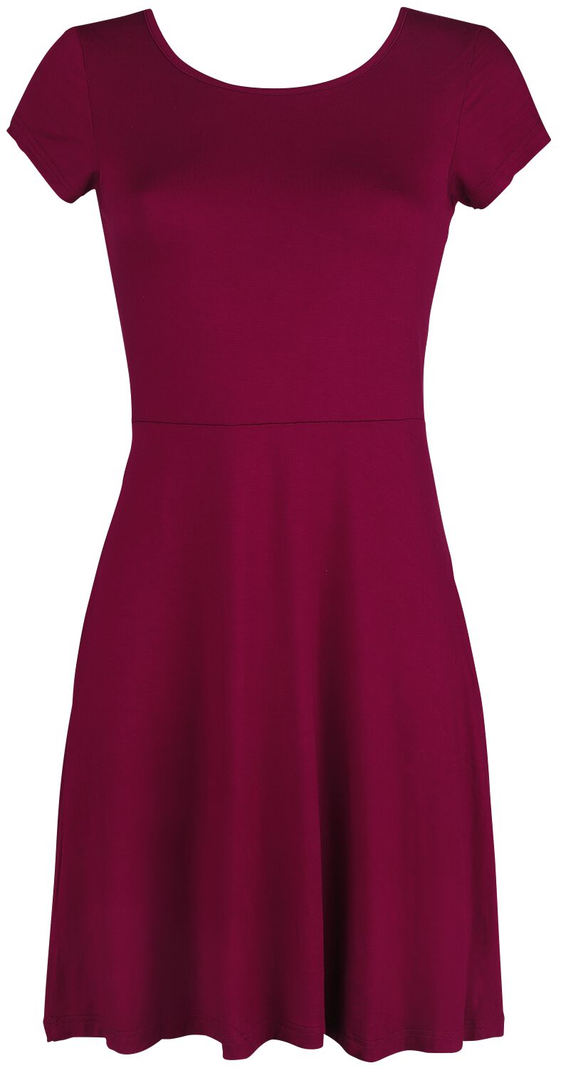 Black Premium by EMP Kurzes Kleid - Rotes Kleid mit Rückenausschnitt und dekorativer Schnürung - M bis XXL - für Damen - Größe L - rot
