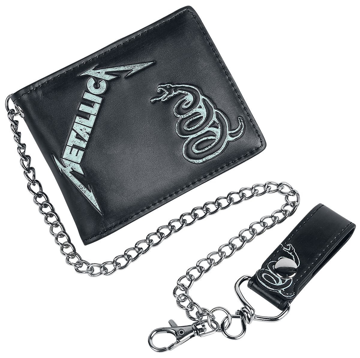 Metallica Geldbörse - Black album - für Männer   - Lizenziertes Merchandise!
