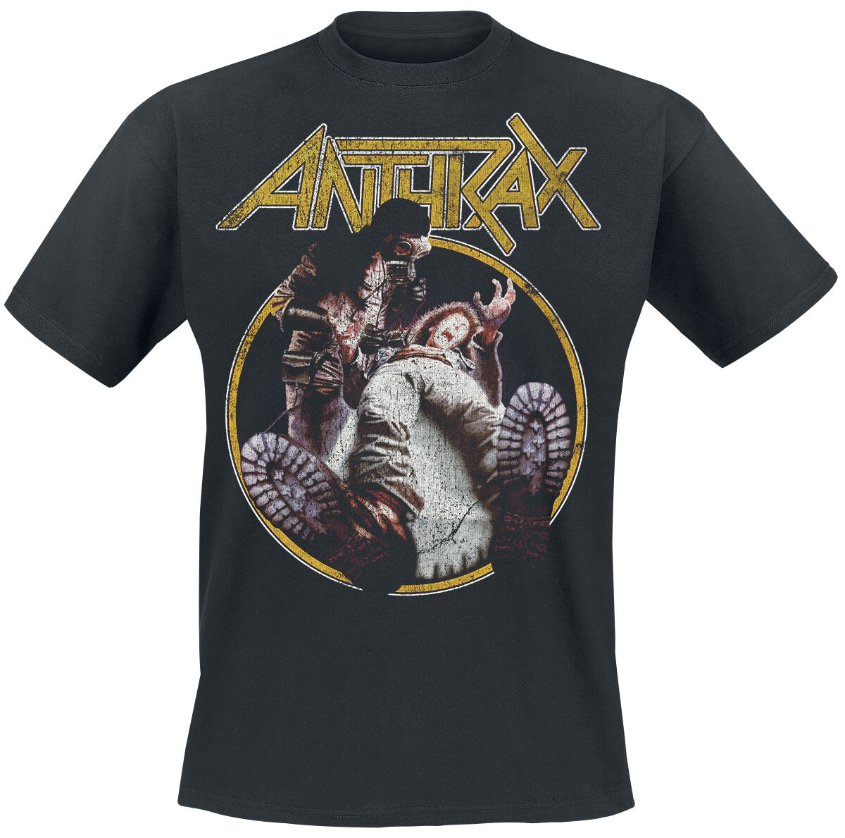 Anthrax T-Shirt - Spreading The Disease Vintage Tour - M bis XL - für Männer - Größe M - schwarz  - Lizenziertes Merchandise!