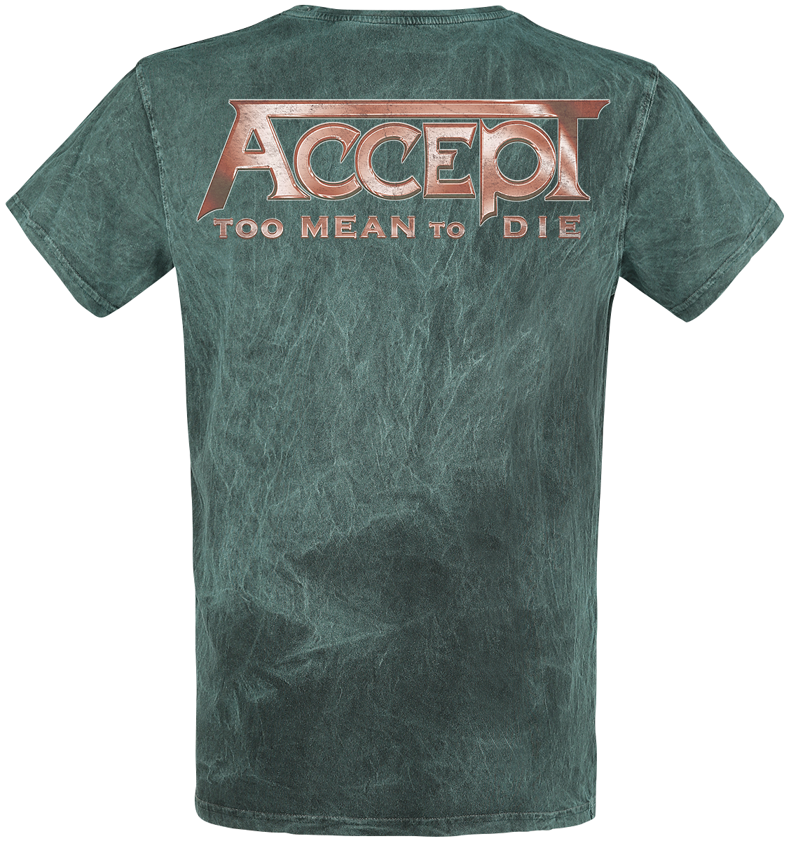 Accept T-Shirt - Too mean to die - S bis M - für Männer - Größe S - grün  - EMP exklusives Merchandise!