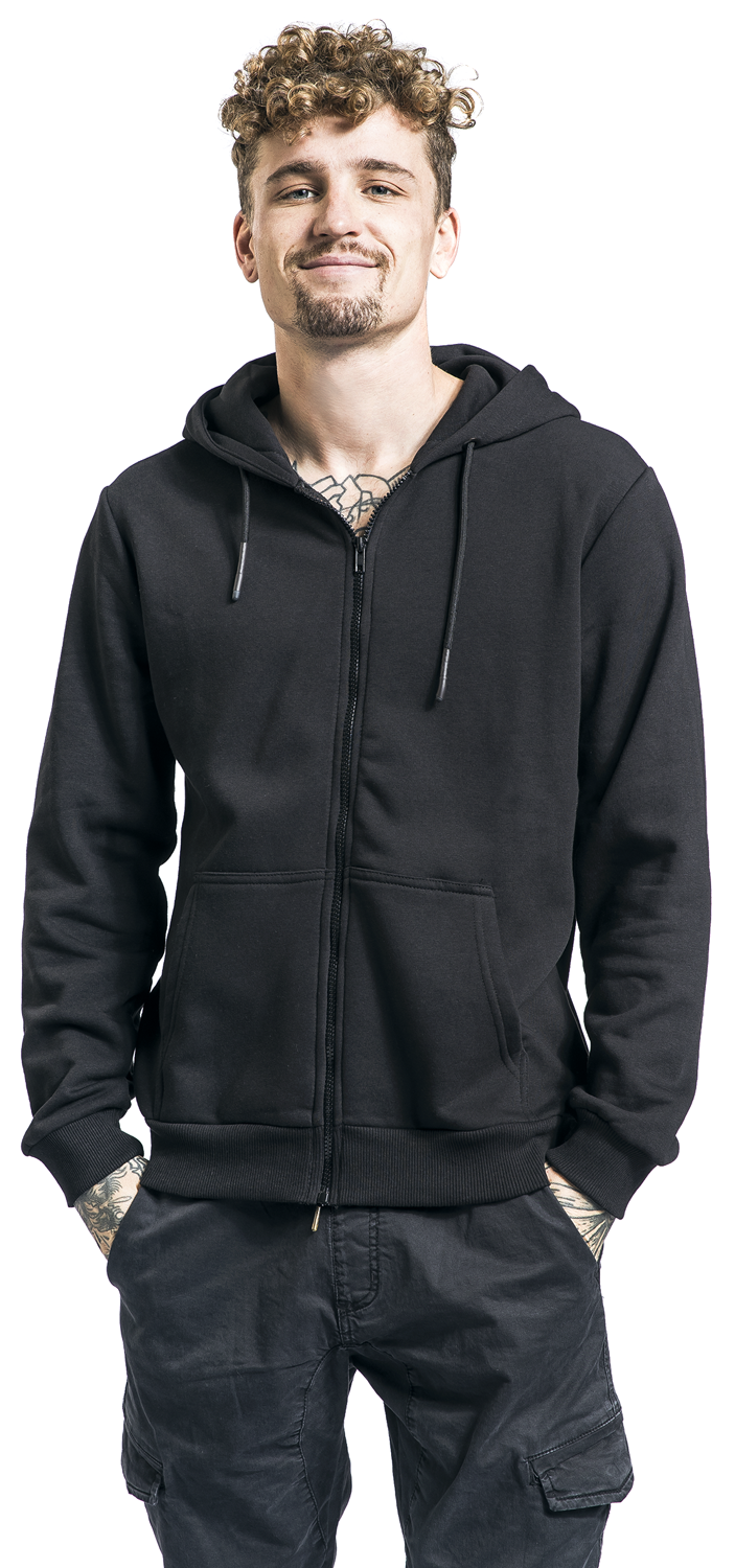 ONLY and SONS Sceres Life Zip Thr. Hoodie Kapuzenjacke schwarz