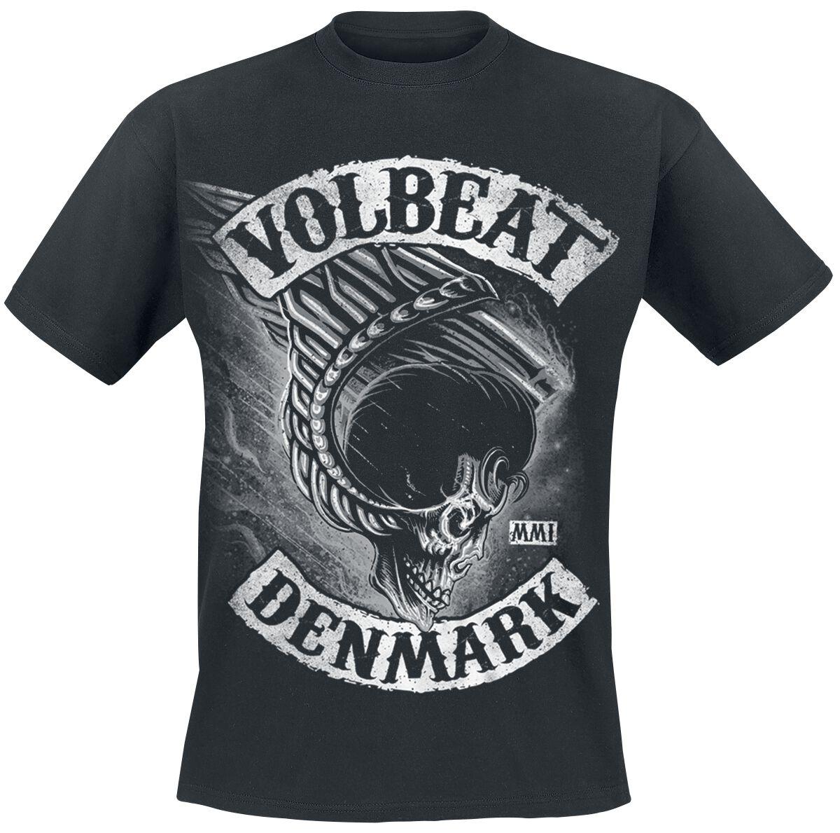 Image of Volbeat Flying Skullwing T-Shirt schwarz