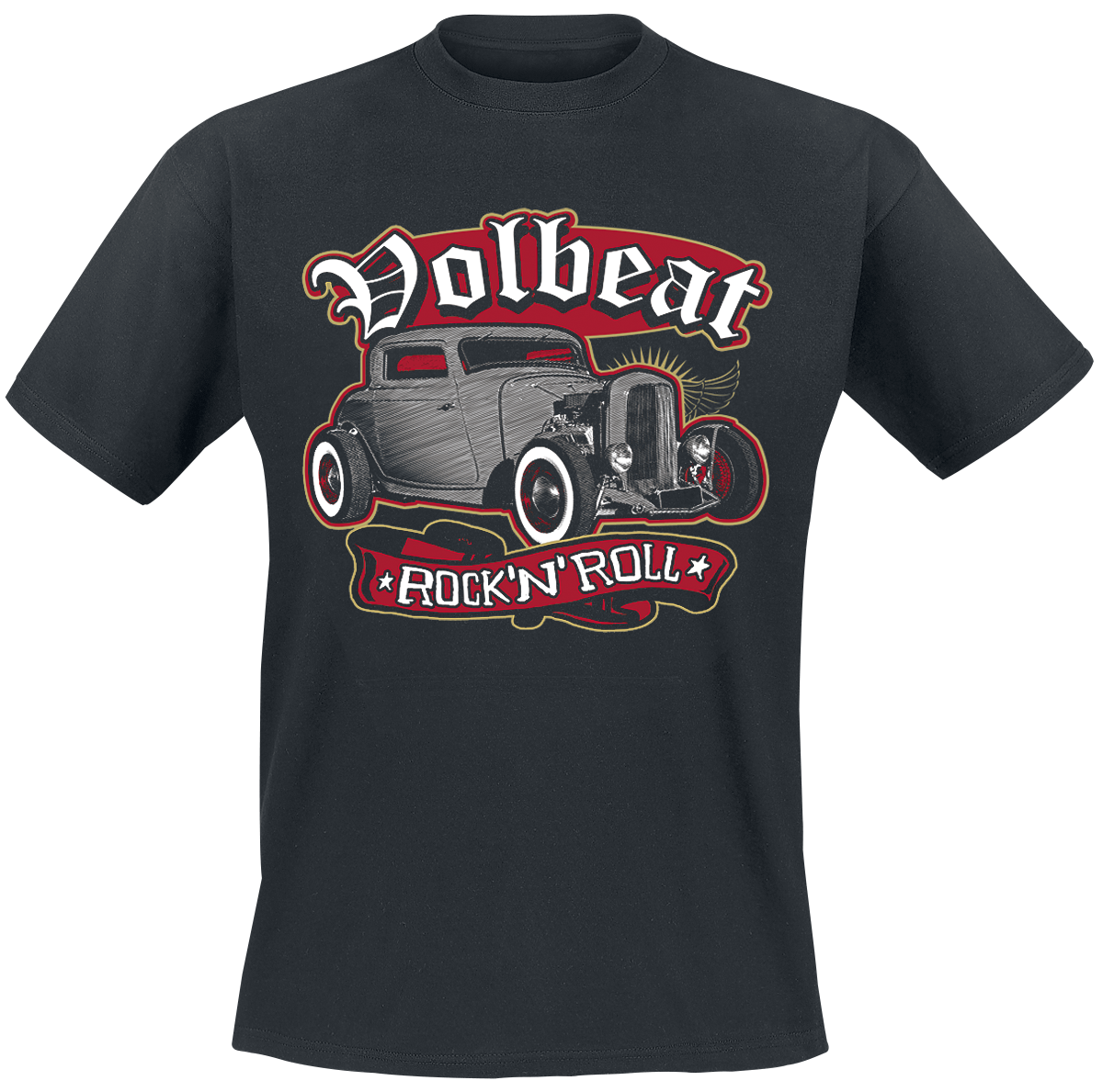 Volbeat - Rock`N`Roll - T-Shirt - schwarz - EMP Exklusiv!