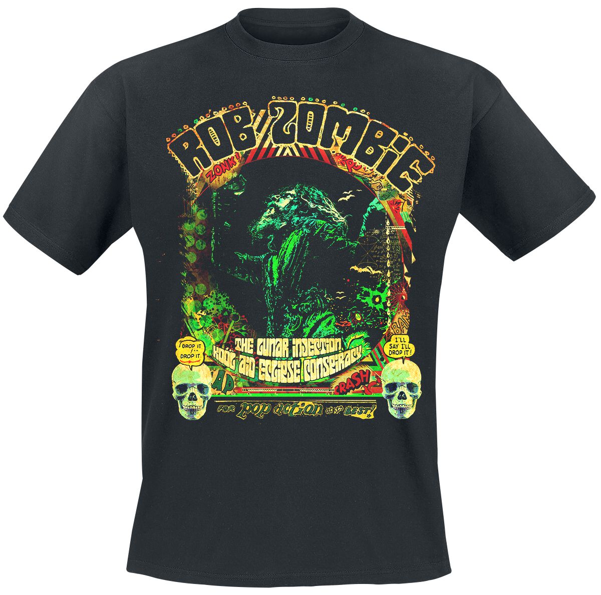 Image of Rob Zombie Lunar Injection T-Shirt schwarz