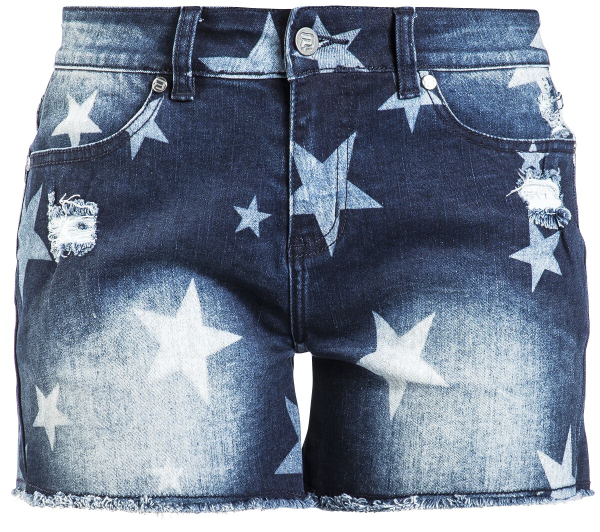 Short für Damen  blau Shorts mit Sternen von RED by EMP