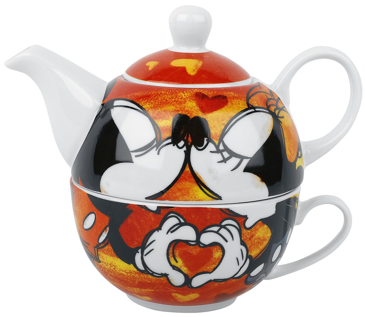 Micky Maus - Disney Teekanne - Micky & Minnie - Tea for One - multicolor  - Lizenzierter Fanartikel