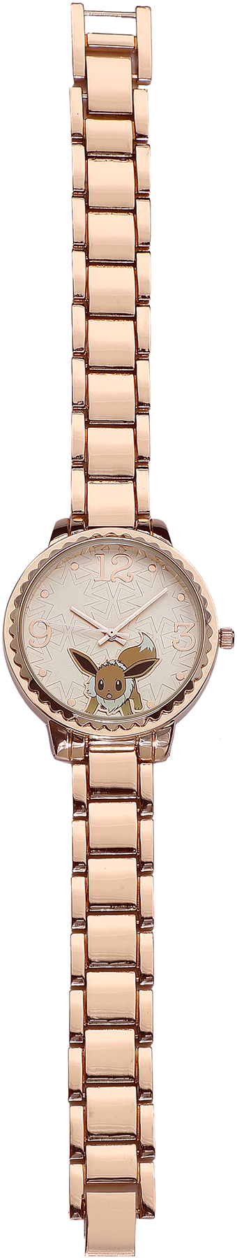 Pokémon Evoli Armbanduhren goldfarben