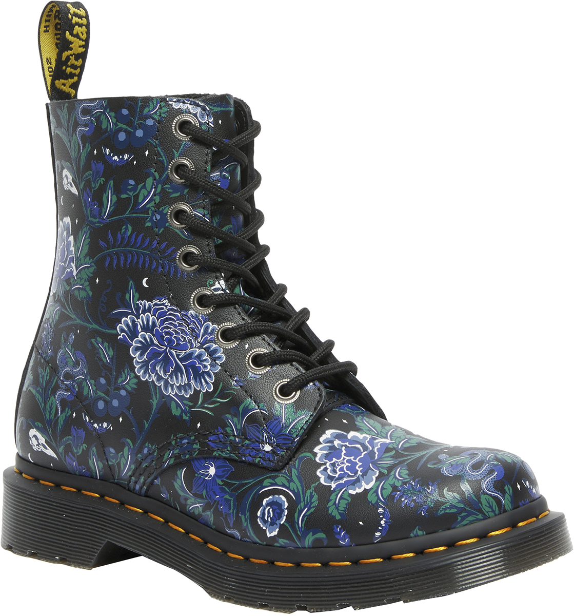 Dr. Martens 1460 Pascal - Mystic Garden Floral Black Backhand Boot multicolor