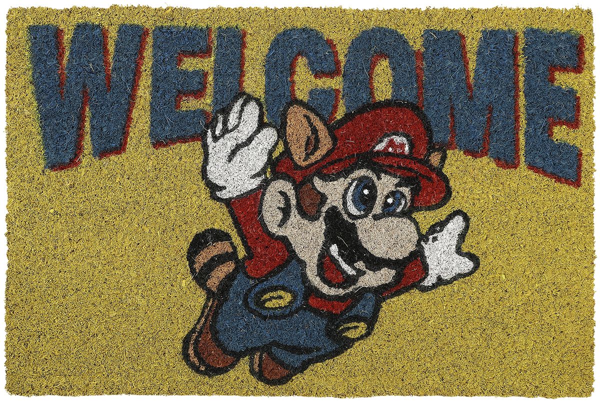 Paillasson Gaming de Super Mario - Welcome - pour Unisexe - multicolore