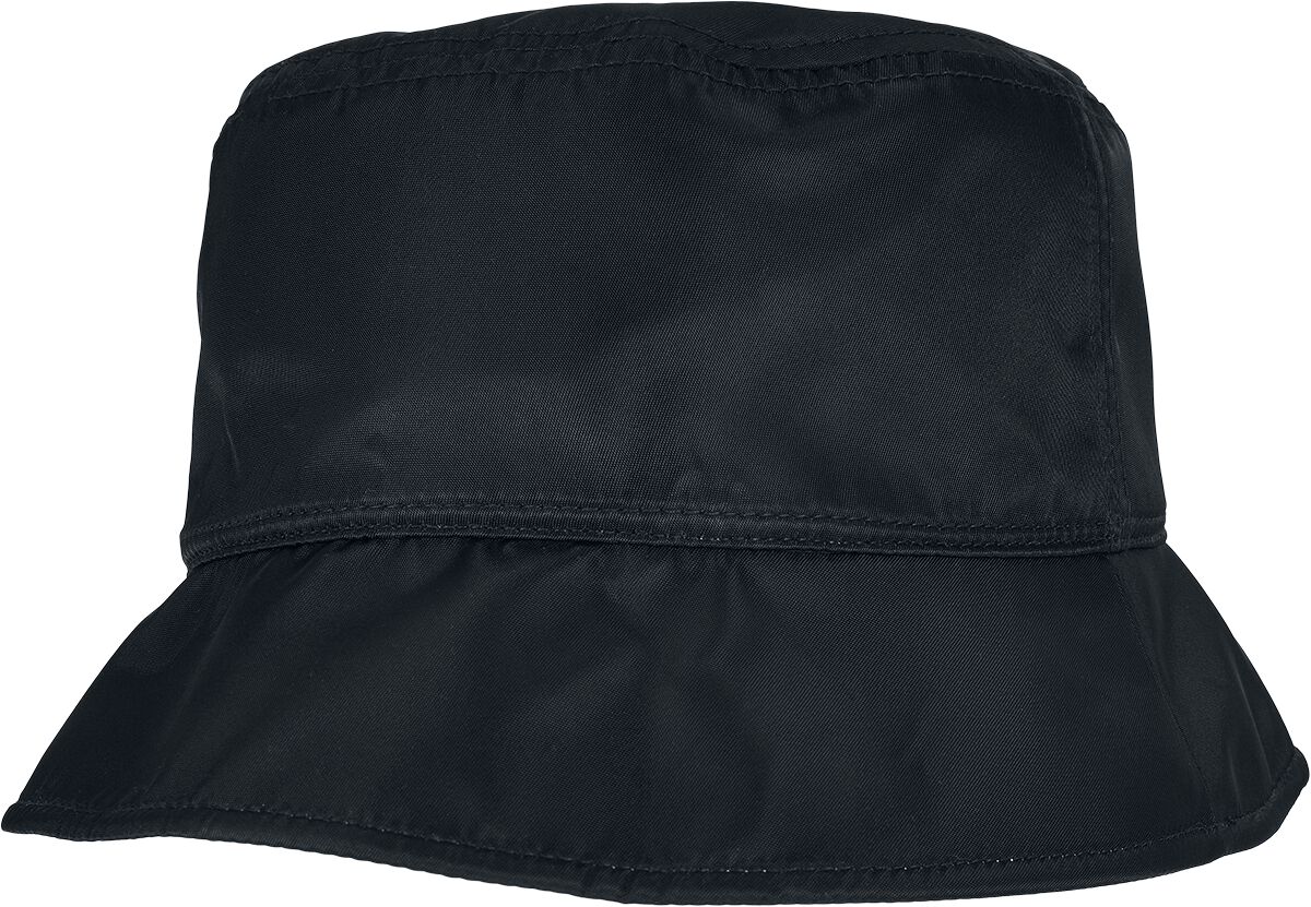 Flexfit Nylon Sherpa Bucket Hat Hut schwarz altweiß