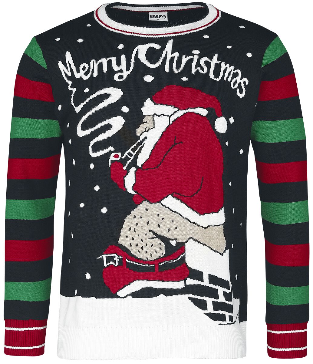 Ugly Christmas Sweater Merry Christmas… Weihnachtspullover multicolor