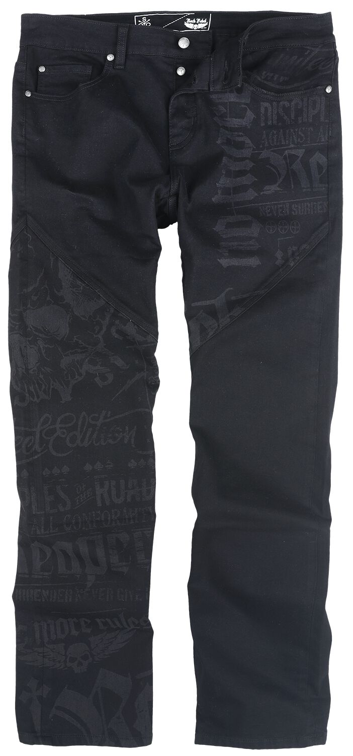 Rock Rebel by EMP EMP Street Crafted Design Collection - Pete Jeans schwarz in W32L32