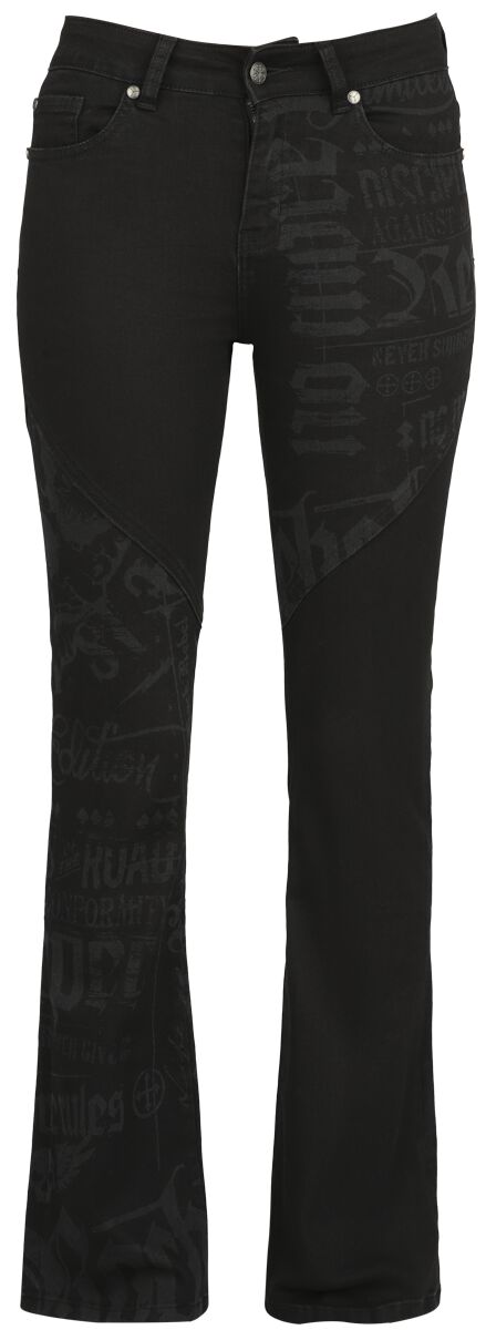 Image of Jeans di Rock Rebel by EMP - EMP Street Crafted Design Collection - Grace - W27L32 a W31L32 - Donna - nero
