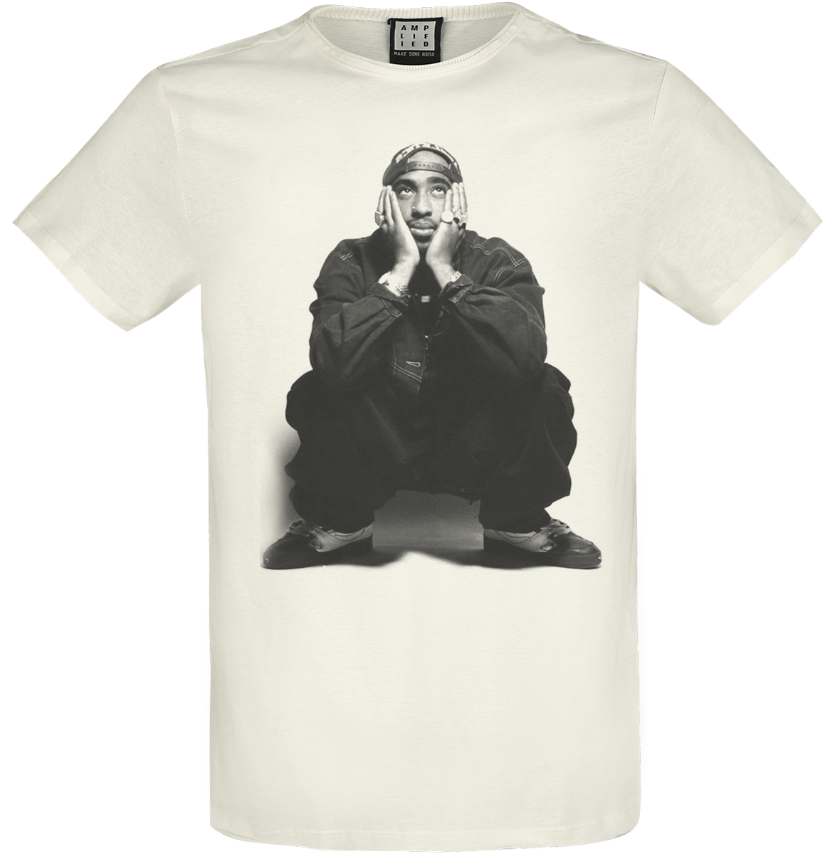 Tupac Shakur - Amplified Collection - Contemplation - T-Shirt - altweiß