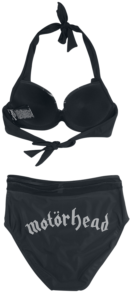 Motörhead Bikini-Set - EMP Signature Collection - S - für Damen - Größe S - schwarz  - EMP exklusives Merchandise!