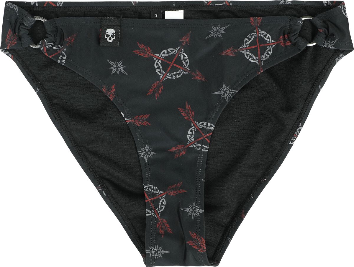 Black Premium by EMP Bikini-Unterteil - Bikini Pants With Celtic Prints - S bis XXL - für Damen - Größe XL - schwarz
