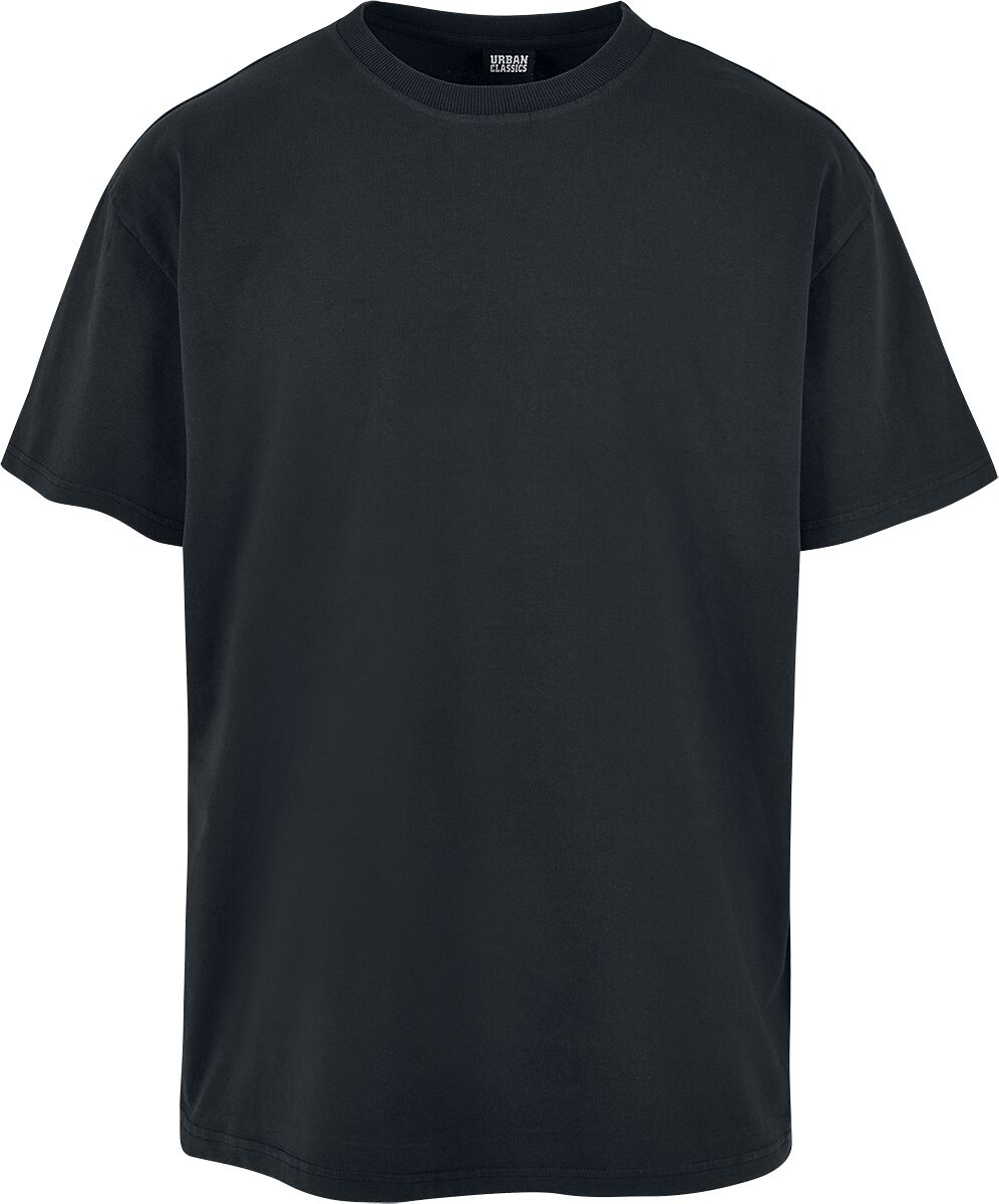 Urban Classics T-Shirt - Heavy Oversized Garment Dye Tee - S bis L - für Männer - Größe M - schwarz