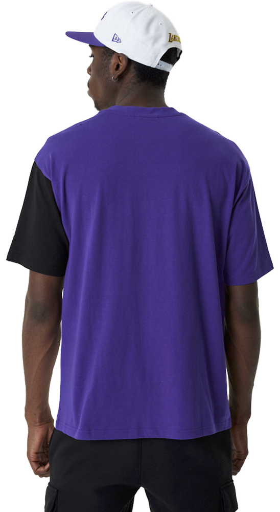 New Era - NBA T-Shirt - Los Angeles Lakers - Cut & Sew Tee - S bis 4XL - für Männer - Größe 4XL - multicolor