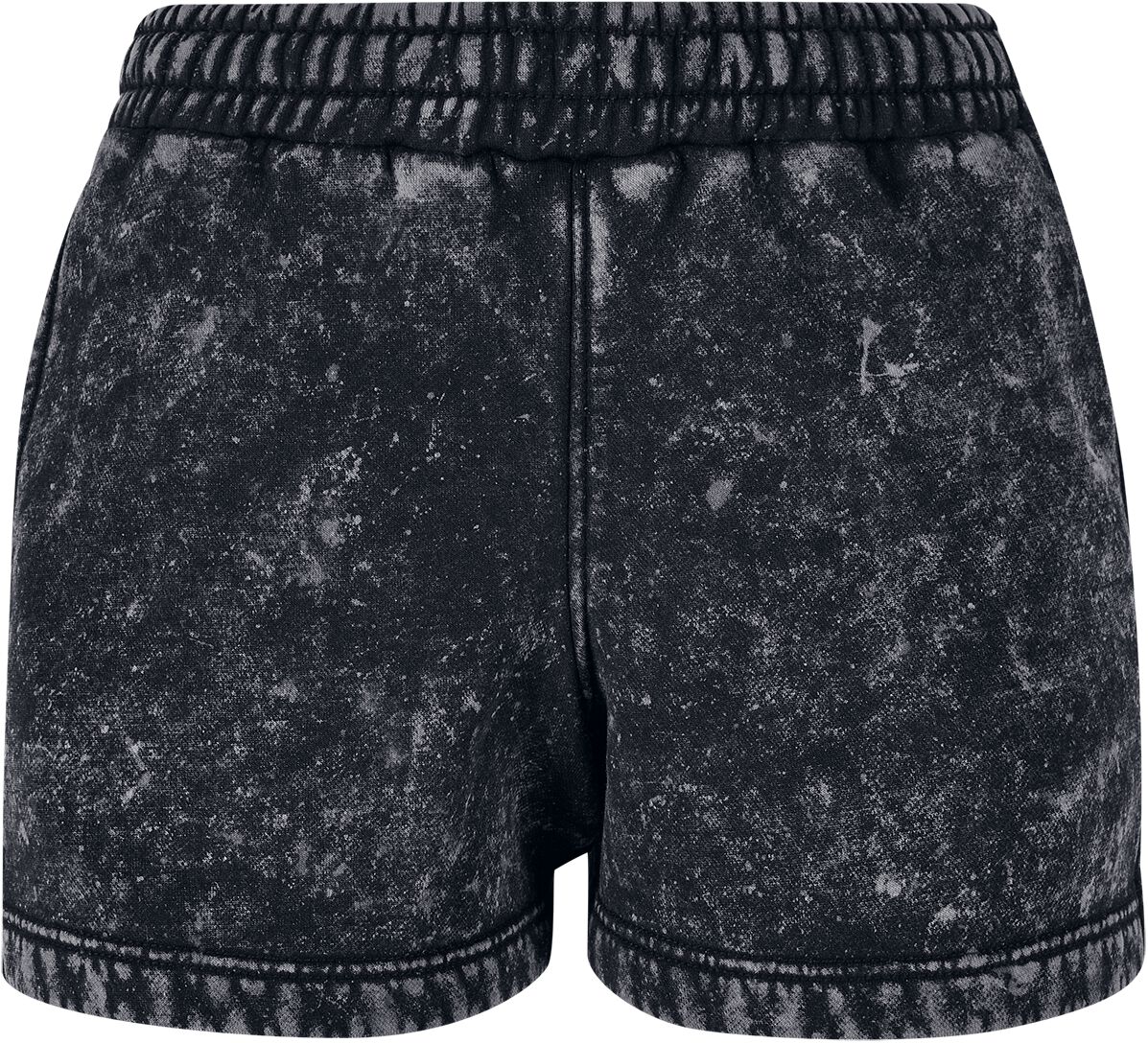 Urban Classics Short - Ladies Towel Washed Sweat Shorts - XS bis S - für Damen - Größe XS - schwarz