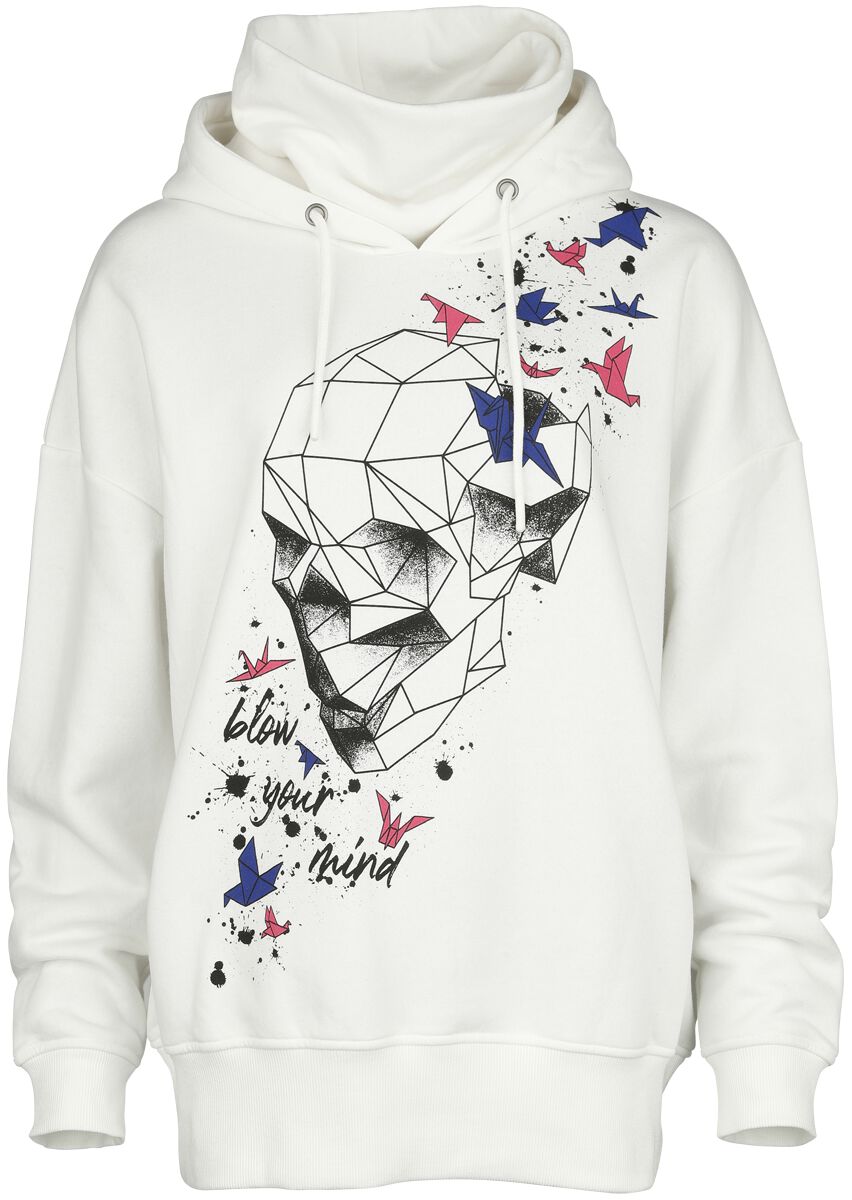 Full Volume by EMP Hoody with Graphic Print Kapuzenpullover altweiß in M