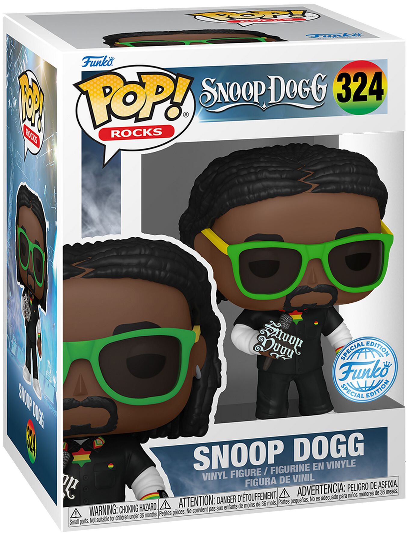 Snoop Dogg - Snoop Dogg Rocks! Vinyl Figur 324 - Funko Pop! Figur - Funko Shop Deutschland - Lizenziertes Merchandise!