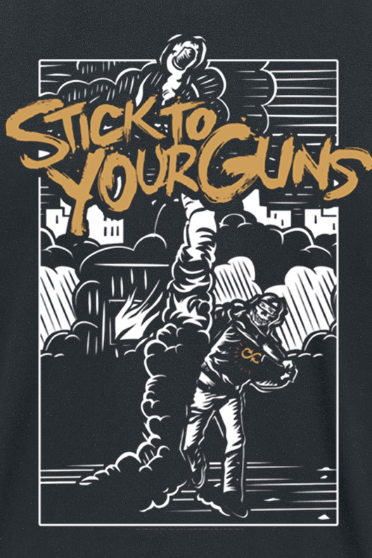 Stick To Your Guns Smoke T-Shirt schwarz