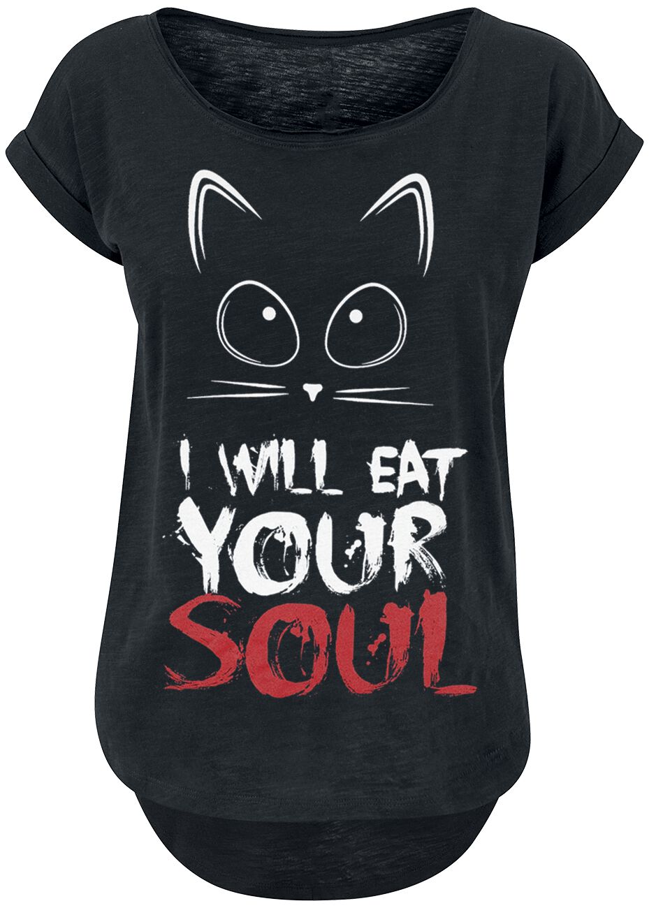 Tierisch I Will Eat Your Soul T-Shirt schwarz in 3XL