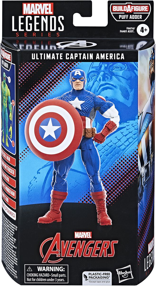 Avengers - Marvel Actionfigur - Marvel Legends - Ultimate Captain America - multicolor  - Lizenzierter Fanartikel