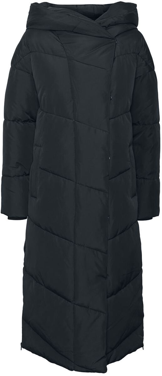 Noisy May NMNew Tally X-Long Zip Jacket Mantel schwarz in M