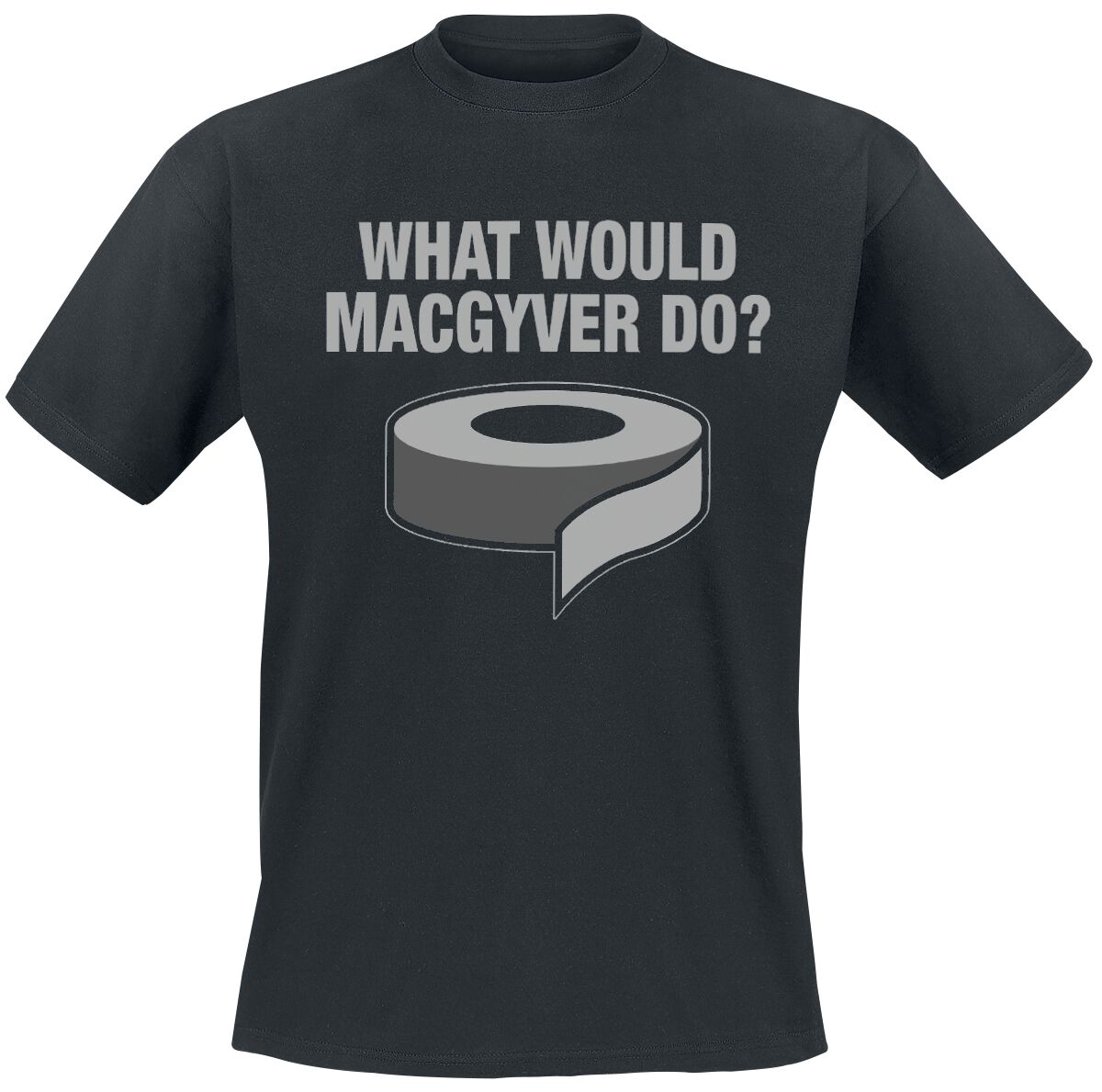 Sprüche T-Shirt - What Would MacGyver Do - S bis XXL - für Männer - Größe XXL - schwarz
