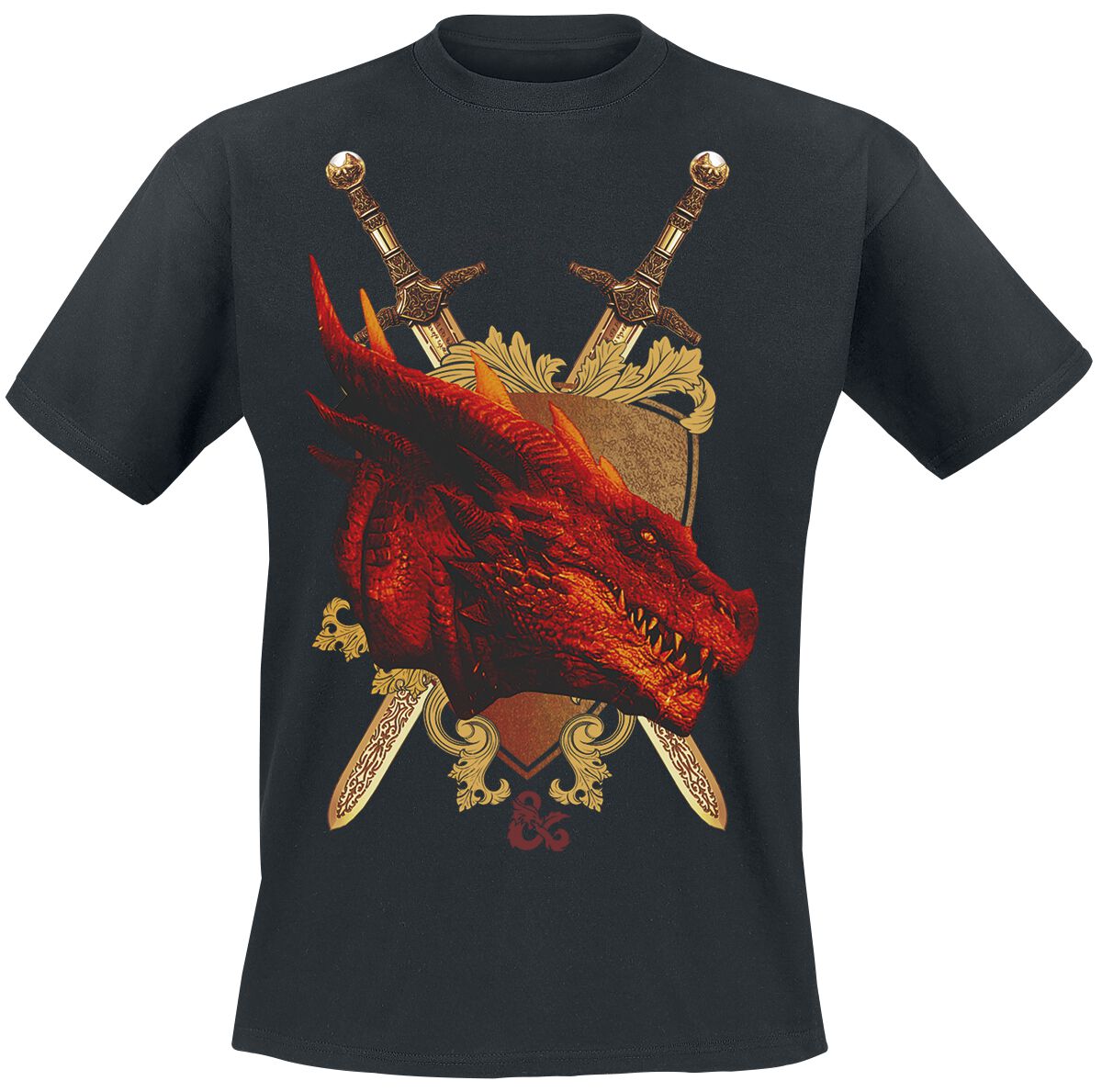 Dungeons and Dragons - Gaming T-Shirt - Honor Among Thieves - Shield - S bis XXL - für Männer - Größe S - schwarz  - EMP exklusives Merchandise!