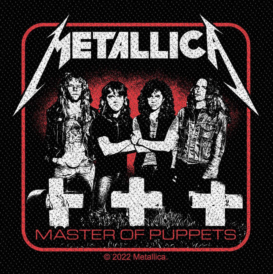 Metallica Patch - Master Of Puppets Band - multicolor  - Lizenziertes Merchandise!