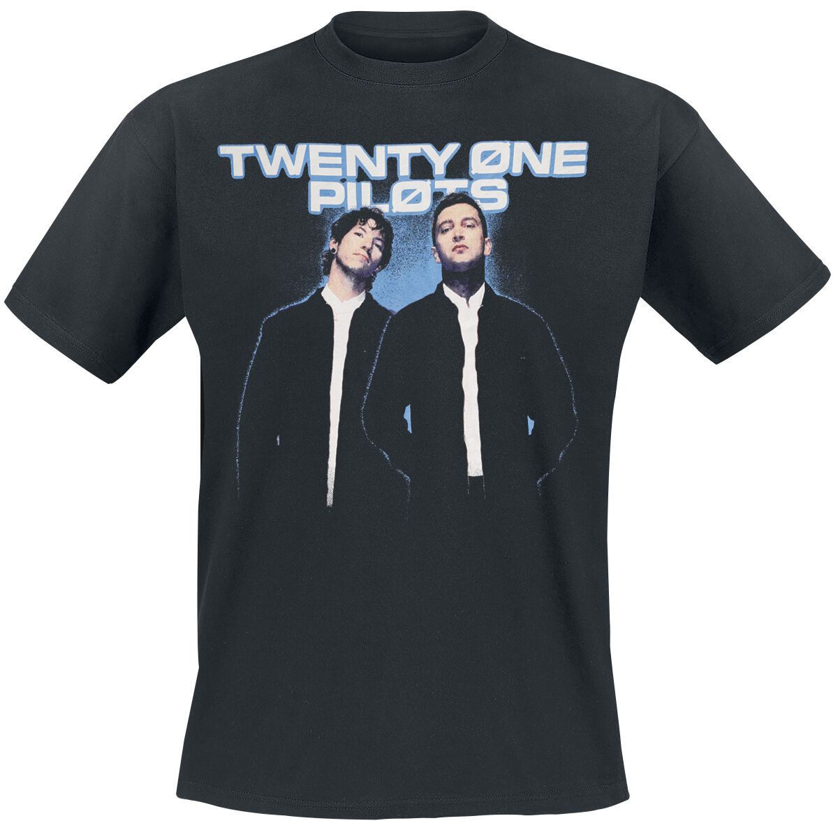 Twenty One Pilots T-Shirt - Tyler & Josh Posing - M bis XL - für Männer - Größe M - schwarz  - Lizenziertes Merchandise!
