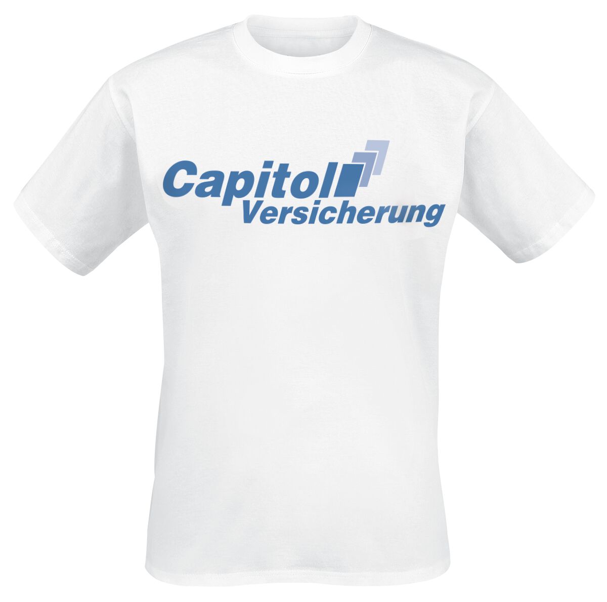 Stromberg T-Shirt - Capitol Versicherung - XXL bis 4XL - für Männer - Größe 4XL - weiß
