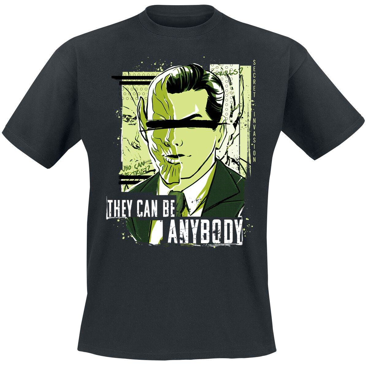 Secret Invasion They Can Be Anybody T-Shirt schwarz in M
