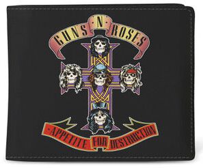 Guns N' Roses Geldbörse - Rocksax - Appetite For Destruction - für Männer - schwarz  - Lizenziertes Merchandise!