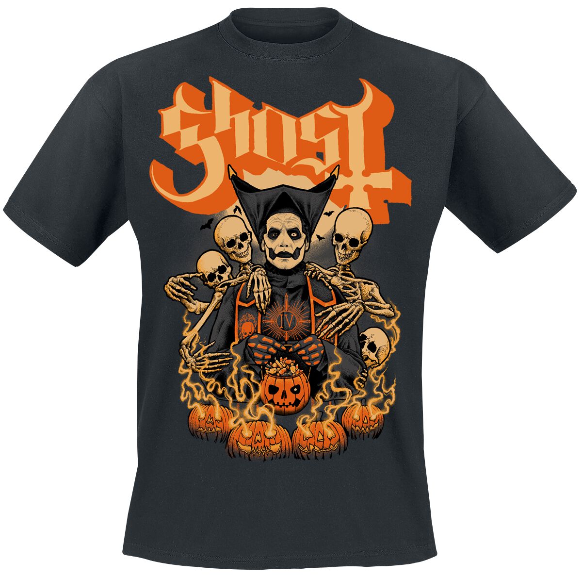 Ghost T-Shirt - Great Pumpkin - S bis 4XL - für Männer - Größe XL - schwarz  - Lizenziertes Merchandise!