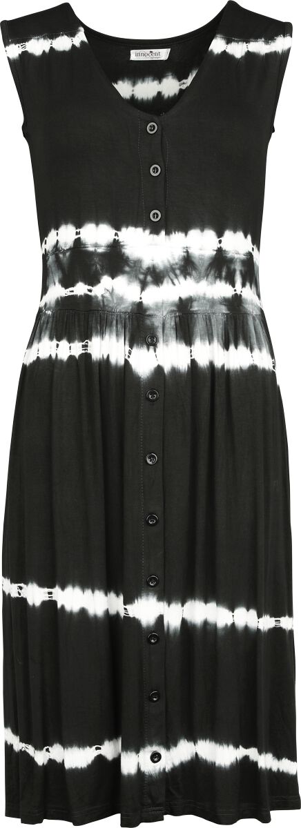 Innocent Ione Dress Kurzes Kleid schwarz weiß in XS