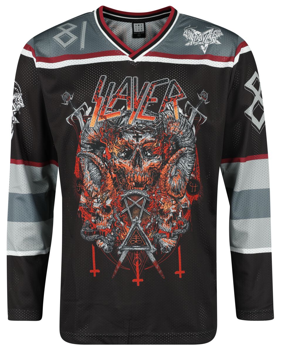 Slayer Amplified Collection - Show No Mercy Trikot multicolor in XXL