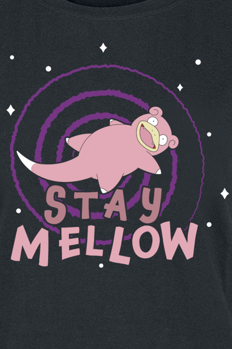 Pokémon - Gaming T-Shirt - Flegmon - Stay Mellow - S bis XL - für Damen - Größe M - schwarz  - EMP exklusives Merchandise!