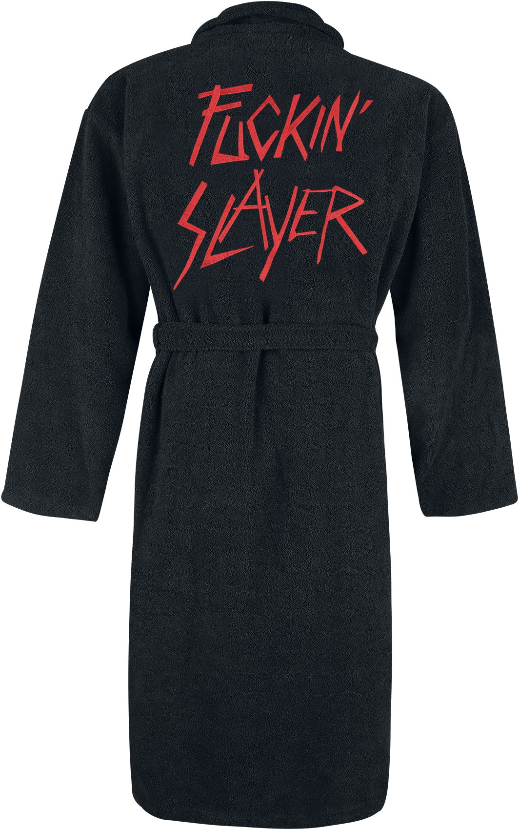 Slayer Bademantel - Logo - S-M bis XXL-3XL - Größe S-M - schwarz  - EMP exklusives Merchandise!