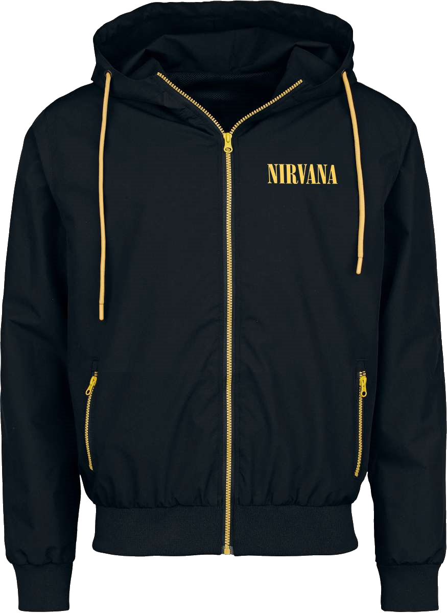 Nirvana - Logo - Windbreaker - schwarz - EMP Exklusiv!