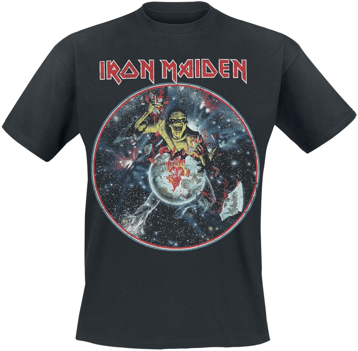 Iron Maiden The Beast On The Run - World Peace Tour `83 T-Shirt schwarz in M
