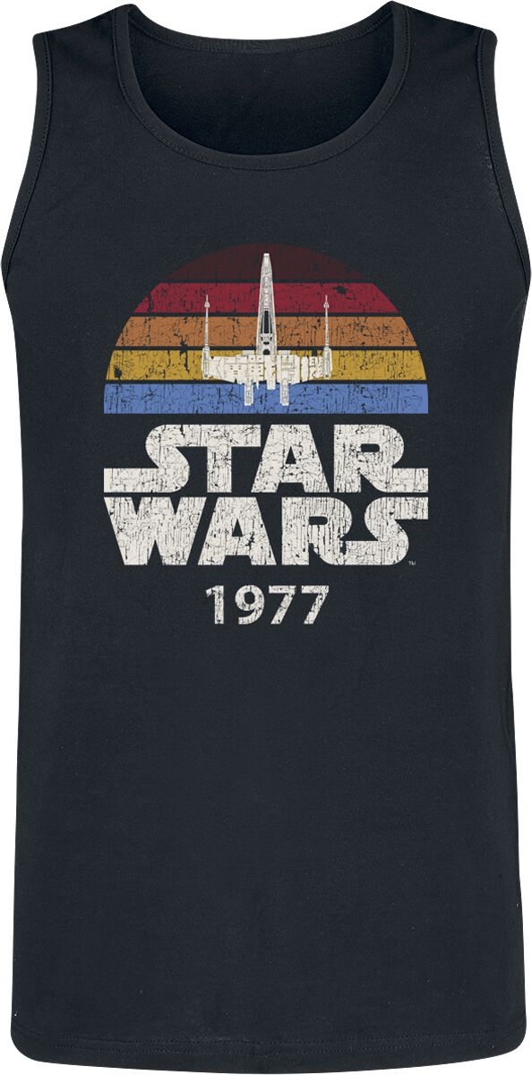 Star Wars X-Wing 1977 Tank-Top schwarz in S