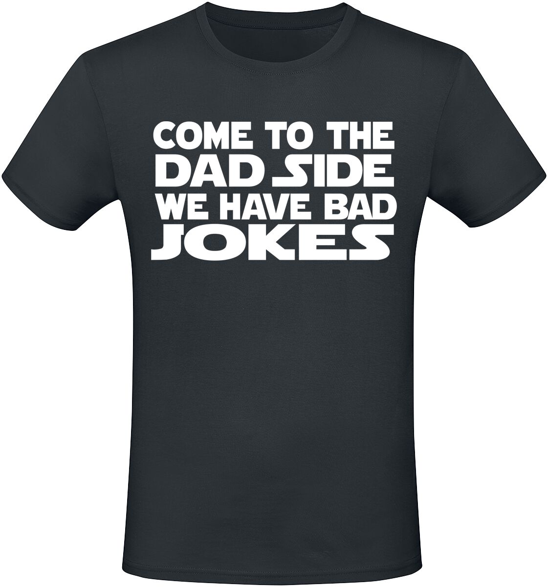 Sprüche T-Shirt - Come To The Dad Side We Have Bad Jokes - M bis 3XL - für Männer - Größe 3XL - schwarz