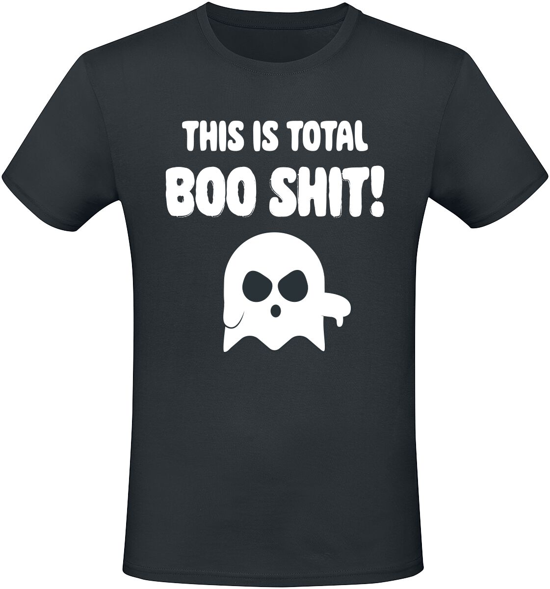 Image of T-Shirt Magliette Divertenti di Sprüche - This is Total Boo Shit! - M a XXL - Uomo - nero