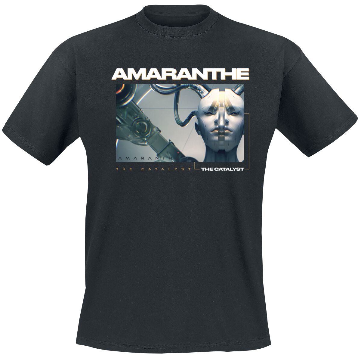 Amaranthe T-Shirt - The Catalyst Cut - S bis 3XL - für Männer - Größe L - schwarz  - Lizenziertes Merchandise!